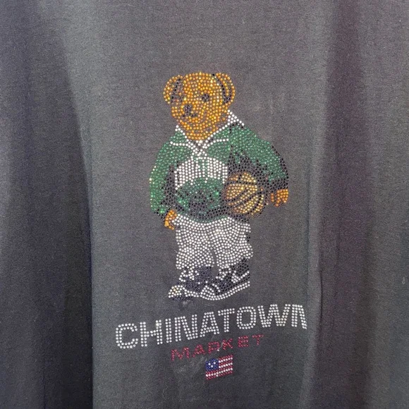 Chinatown Market Rhinestone Tee-XXL - Picture 3 of 5